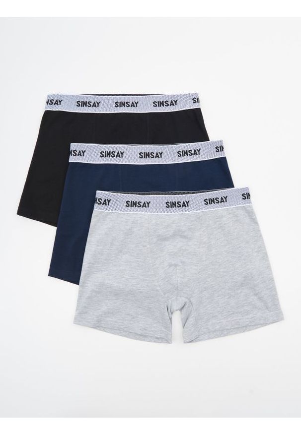 Sinsay - Bokserki Classic 3 pack - wielobarwny