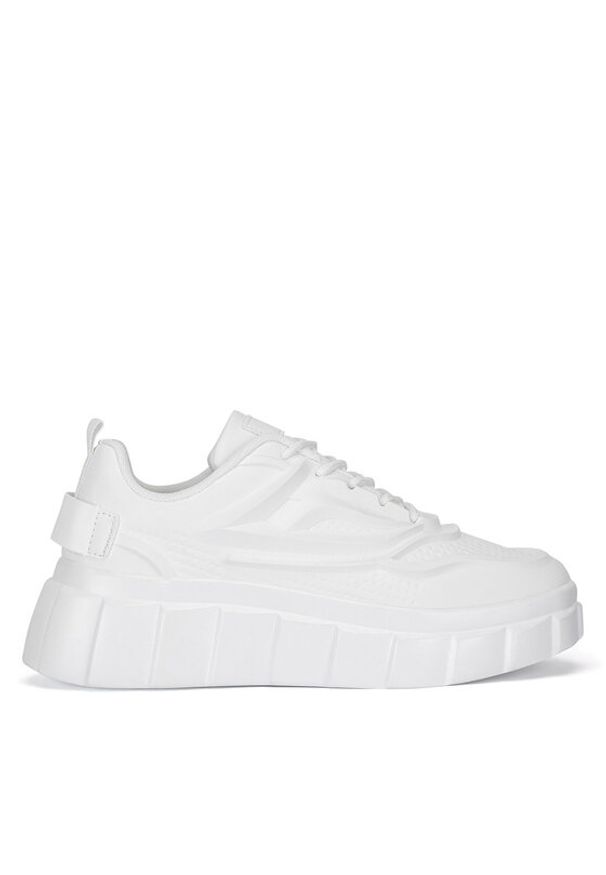 DeeZee Sneakersy WAG1371703A Biały. Kolor: biały. Materiał: skóra