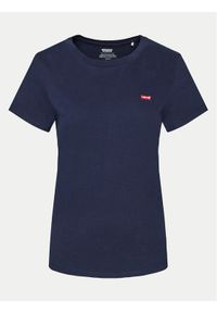 Levi's® T-Shirt Perfect 39185-0348 Niebieski Regular Fit. Kolor: niebieski. Materiał: bawełna