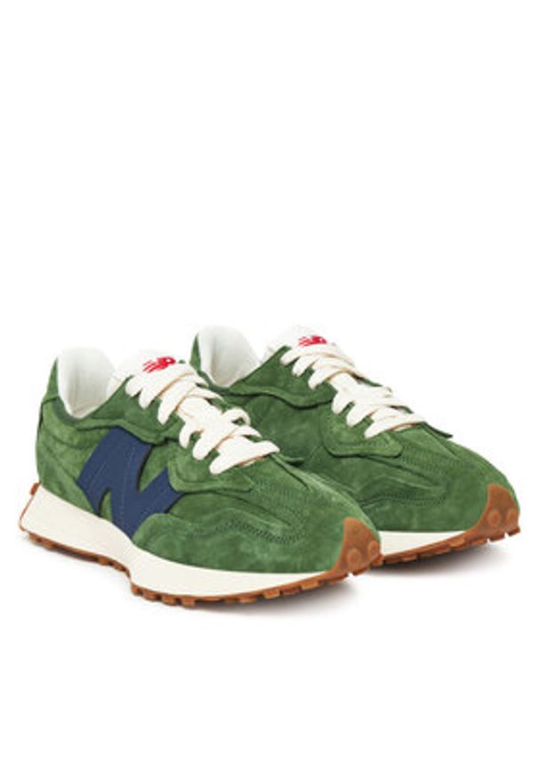 New Balance Sneakersy U327WSC Zielony. Kolor: zielony. Materiał: skóra