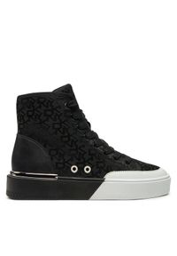 DKNY Sneakersy Bitsy K4497396 Czarny. Kolor: czarny. Materiał: skóra