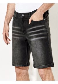 Szorty jeansowe Rage Age. Kolor: czarny. Materiał: bawełna, jeans #1