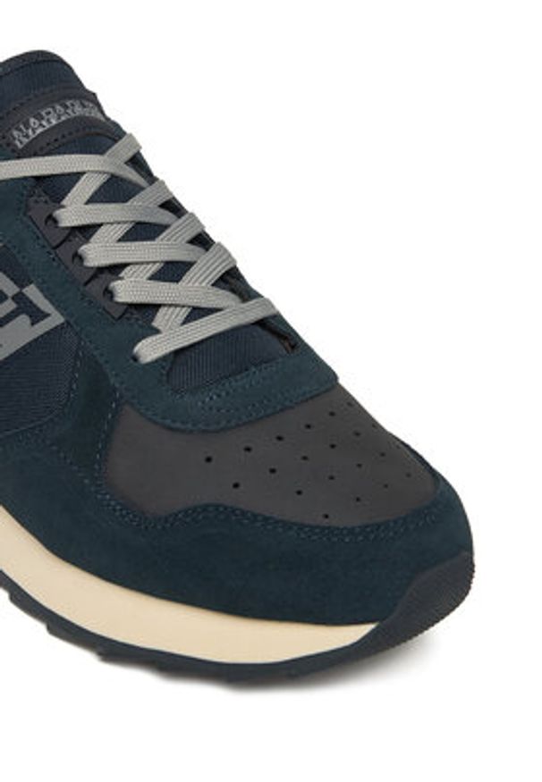 Napapijri Sneakersy Stab NP0A88XI Granatowy. Kolor: niebieski. Materiał: zamsz, skóra