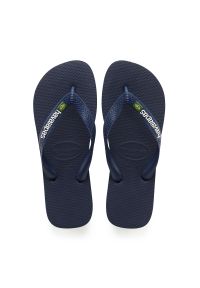 Japonki Havaianas Brasil Logo. Kolor: niebieski