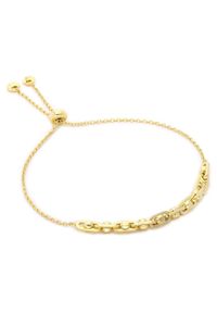 Michael Kors Bransoletka MKC170900710 Złoty. Materiał: srebrne. Kolor: złoty