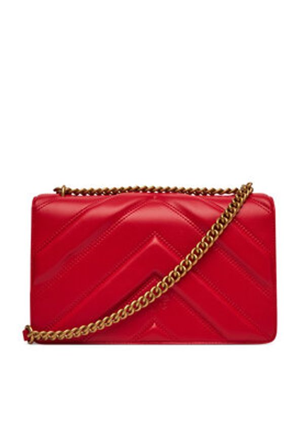 Pinko - PINKO Torebka Love One Classic Light Dc 104549 A26Z Czerwony. Kolor: czerwony. Materiał: skórzane