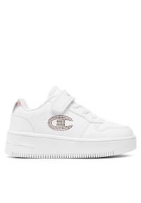 Champion Sneakersy Rebound Platform Glitter G Ps Low Cut Shoe S32830-CHA-WW008 Biały. Kolor: biały #1