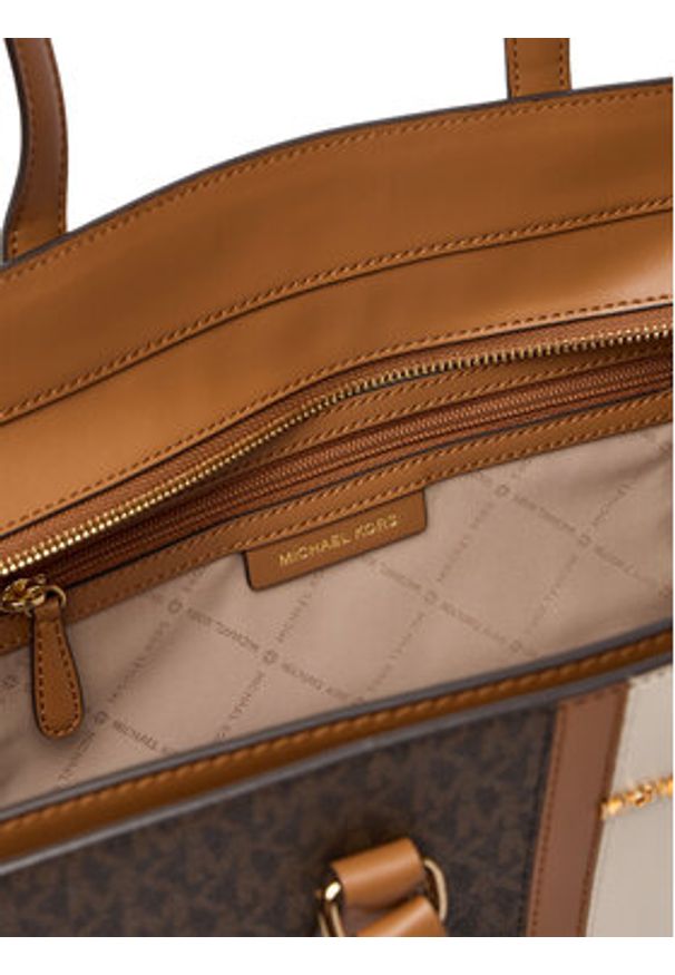 MICHAEL Michael Kors Torebka 30R6GQ6T7B Brązowy. Kolor: brązowy. Materiał: skórzane