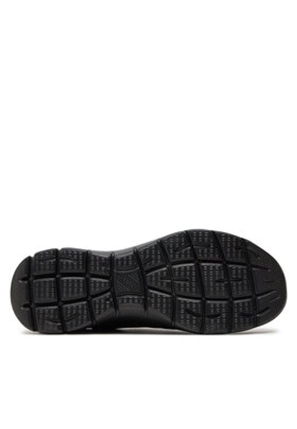 skechers - Skechers Sneakersy 149937/BBK Czarny. Kolor: czarny. Materiał: materiał