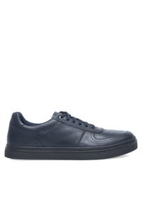 Sergio Bardi Sneakersy REZA-15 MI25 Granatowy. Kolor: niebieski. Materiał: skóra