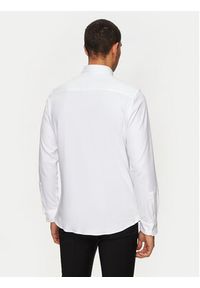 Calvin Klein Koszula K10K113339 Biały Slim Fit. Kolor: biały. Materiał: bawełna