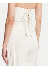 Elisabetta Franchi Kombinezon TU05152E2 100 Écru Regular Fit. Materiał: syntetyk #5