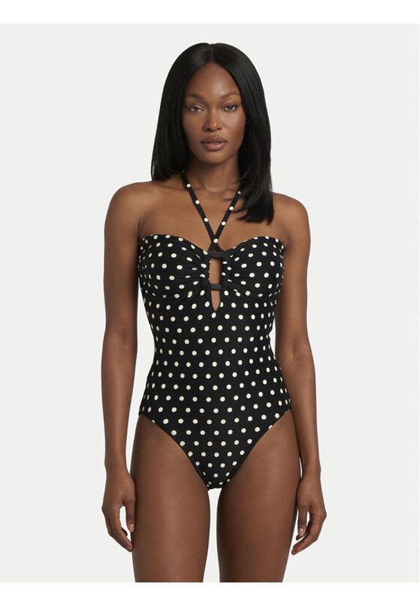 MICHAEL Michael Kors Strój kąpielowy MM22273 Czarny. Kolor: czarny. Materiał: syntetyk