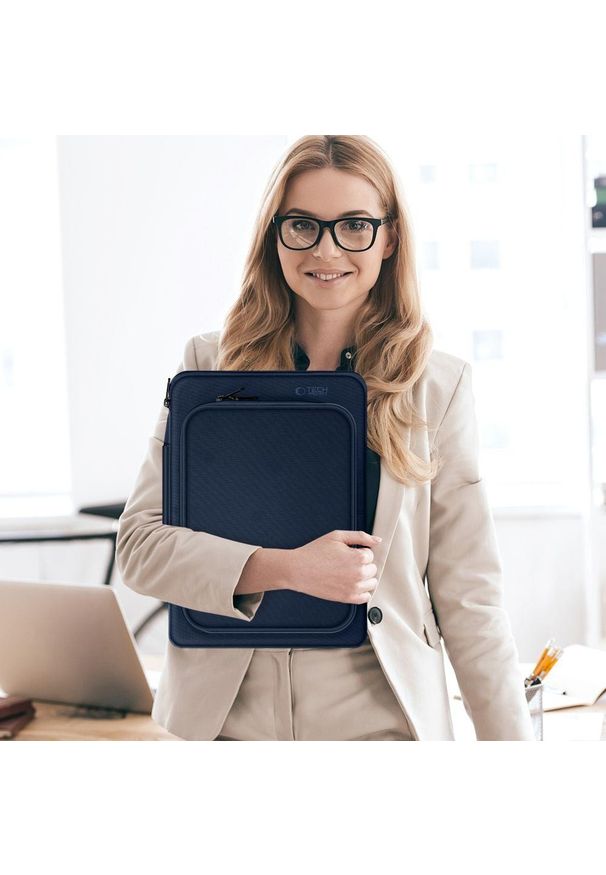 TECH-PROTECT - Torba Tech-Protect Basic Bag Laptop 15-16 Navy Blue. Styl: elegancki, biznesowy, casual
