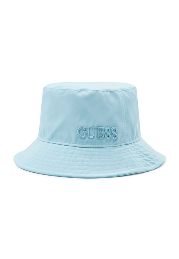 Guess Kapelusz Bucket AW8863 NYL01 Błękitny. Kolor: niebieski. Materiał: materiał