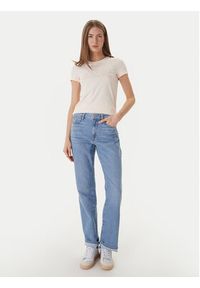 Guess T-Shirt W5GI04 J1314 Różowy Slim Fit. Kolor: różowy. Materiał: bawełna #4