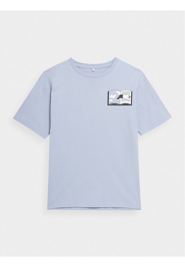 outhorn - Outhorn T-Shirt OTHAW23TTSHM0936 Niebieski Regular Fit. Kolor: niebieski. Materiał: bawełna