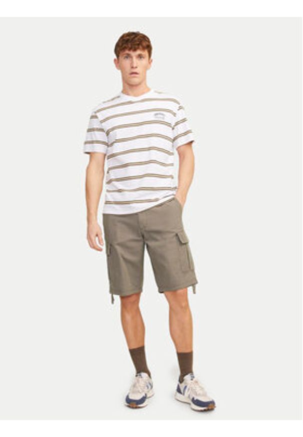 Jack & Jones Szorty materiałowe Jpstcole 12248685 Brązowy Regular Fit. Kolor: brązowy. Materiał: bawełna