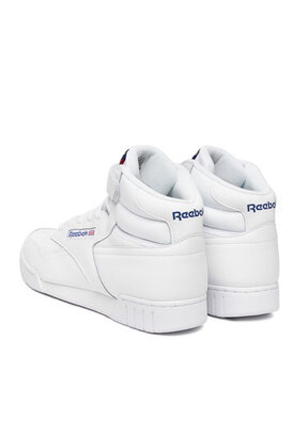 Reebok Sneakersy EO-EX-O-FIT HI 100000108 Biały. Kolor: biały. Materiał: skóra