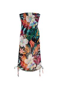 Desigual Sukienka letnia Daikiri Flash 26SWVW65 Kolorowy Regular Fit. Materiał: syntetyk. Wzór: kolorowy. Sezon: lato #3