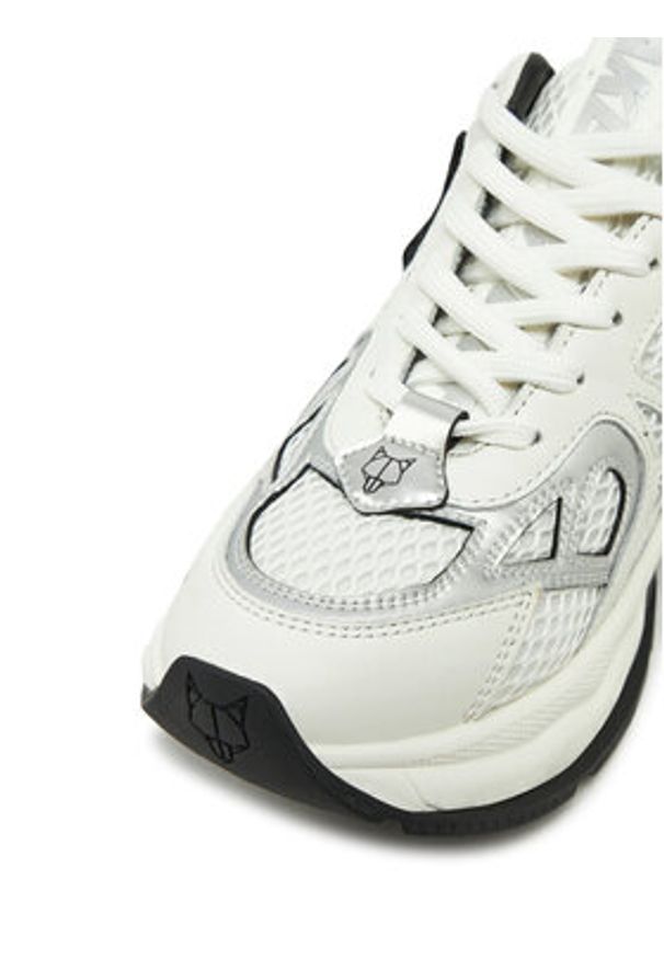 Naked Wolfe Sneakersy Smash Biały. Kolor: biały. Materiał: skóra