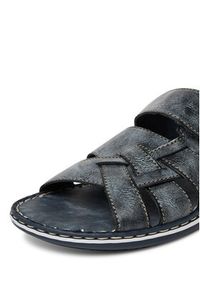 Rieker Klapki 21073-14 Granatowy. Kolor: niebieski #4