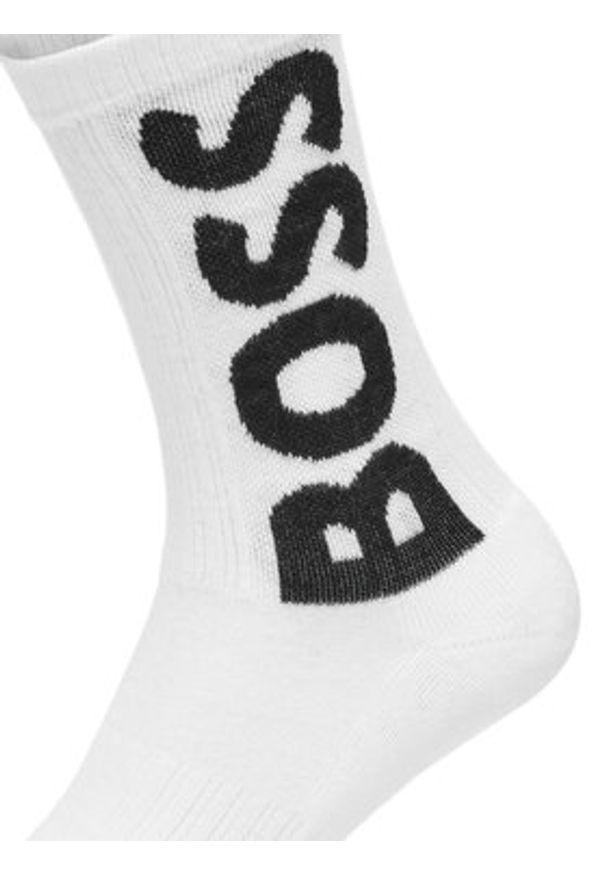 BOSS Zestaw 3 par wysokich skarpet męskich 50524259 Kolorowy. Materiał: materiał, bawełna. Wzór: kolorowy