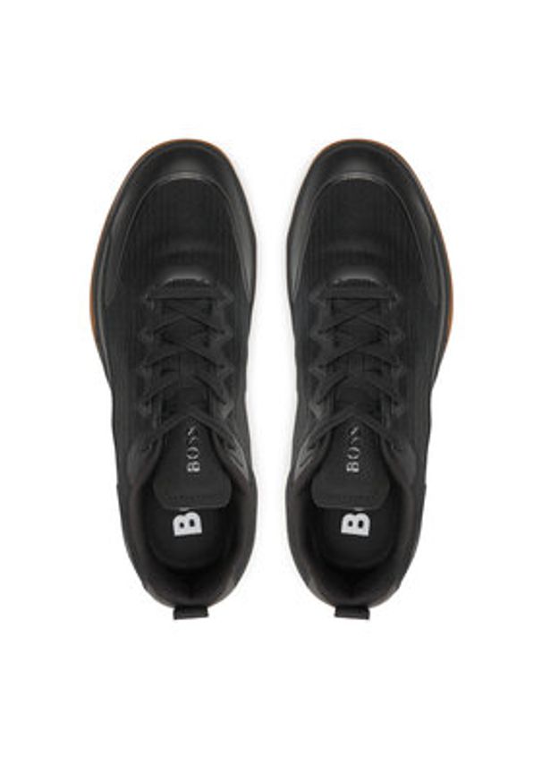 BOSS - Boss Sneakersy Courtstride Tenn me 50523209 Czarny. Kolor: czarny. Materiał: materiał