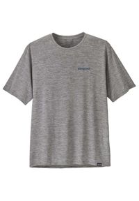 Koszulka męska Patagonia Cap Cool Daily Graphic Shirt Waters. Kolor: szary. Sport: turystyka piesza