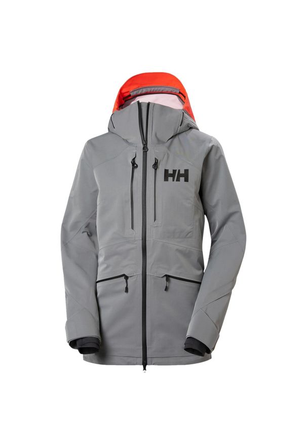 Damska kurtka narciarska Helly Hansen Elevation Infinity 3.0. Kolor: szary. Sezon: zima. Sport: narciarstwo