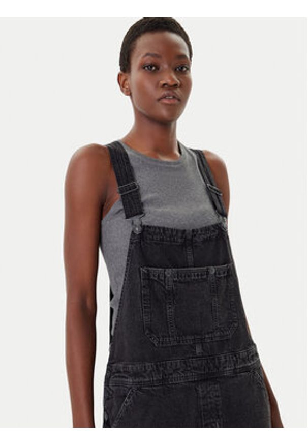 G-Star RAW - G-Star Raw Sukienka jeansowa Skater D27734-E091 Szary Loose Fit. Kolor: szary. Materiał: bawełna