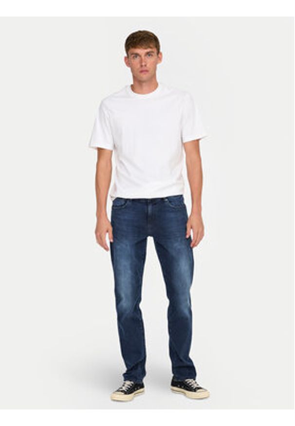 Only & Sons Jeansy 22032697 Granatowy Slim Fit. Kolor: niebieski