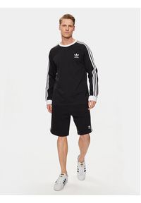 Adidas - adidas Longsleeve Adicolor Classics 3-Stripes Long-Sleeve Top IA4877 Czarny Slim Fit. Kolor: czarny. Materiał: bawełna. Długość rękawa: długi rękaw #5