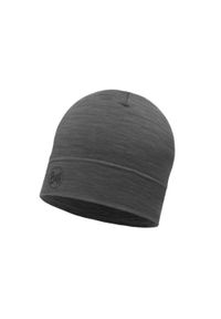 Buff - Czapka BUFF® Merino Lightweight SOLID GREY. Materiał: materiał, wełna, skóra. Styl: sportowy #1