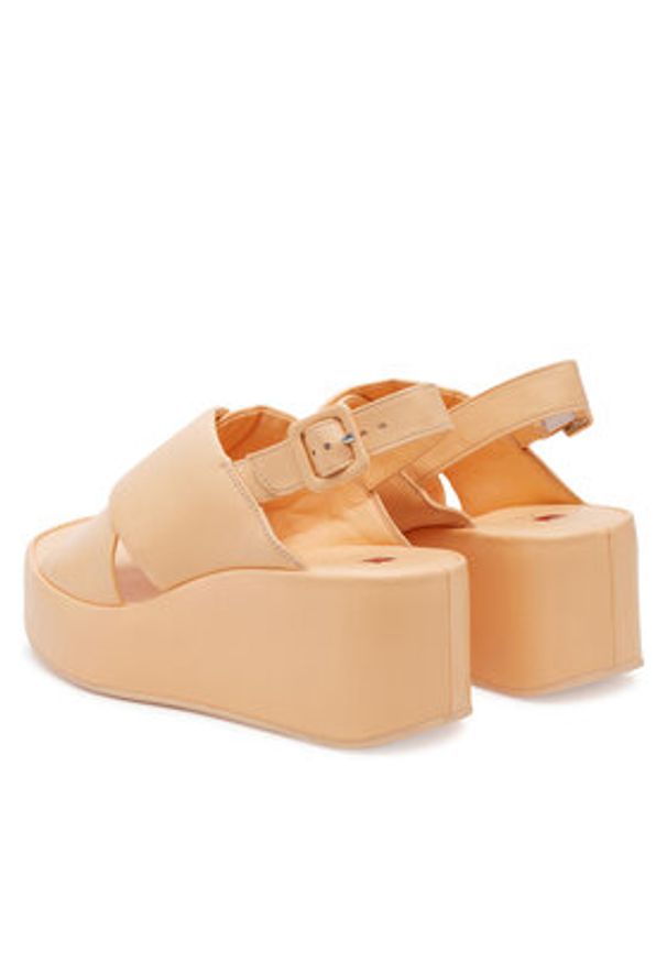 HÖGL Sandały Lucie 9-102500 Pomarańczowy. Kolor: pomarańczowy. Materiał: skóra