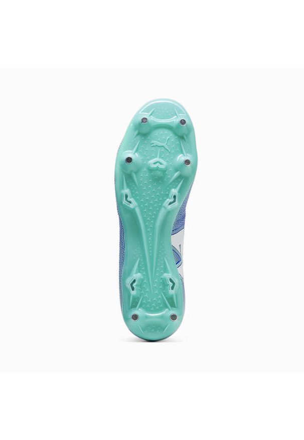 Buty piłkarskie męskie Puma 01 Future 7 Match. Zapięcie: sznurówki. Kolor: niebieski. Materiał: materiał, tkanina, syntetyk. Szerokość cholewki: normalna. Sport: piłka nożna