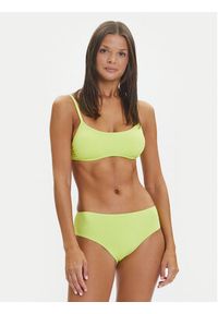 United Colors of Benetton - United Colors Of Benetton Góra od bikini 3P5H5R1MQ Żółty. Kolor: żółty. Materiał: syntetyk #3