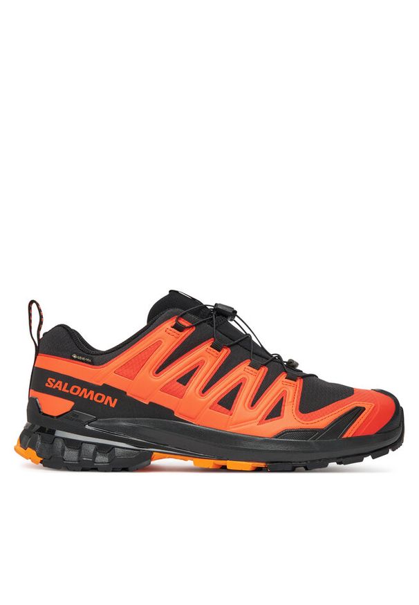 salomon - Buty do biegania Salomon. Kolor: czerwony. Technologia: Gore-Tex