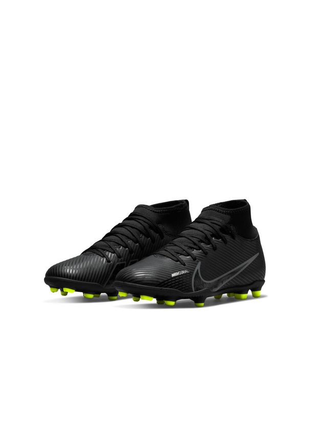 Buty piłkarskie dla dzieci Nike Mercurial Superfly 9 Club Fgmg. Zapięcie: sznurówki. Kolor: czarny. Materiał: materiał, syntetyk, tkanina. Szerokość cholewki: normalna. Sport: piłka nożna