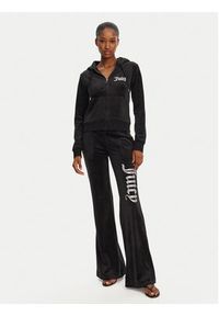 Juicy Couture Spodnie dresowe Layla JCBBJ125806 Czarny Regular Fit. Kolor: czarny. Materiał: syntetyk