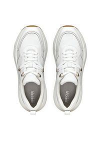 Geox Sneakersy D Diamanta D36UFE 00046 C1000 Biały. Kolor: biały. Materiał: skóra