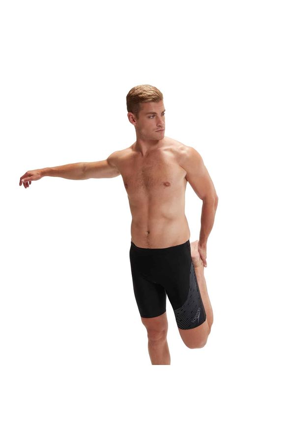 Kąpielówki męskie spodenki kąpielowe Speedo Medley Logo Jammer. Kolor: czarny, zielony, wielokolorowy