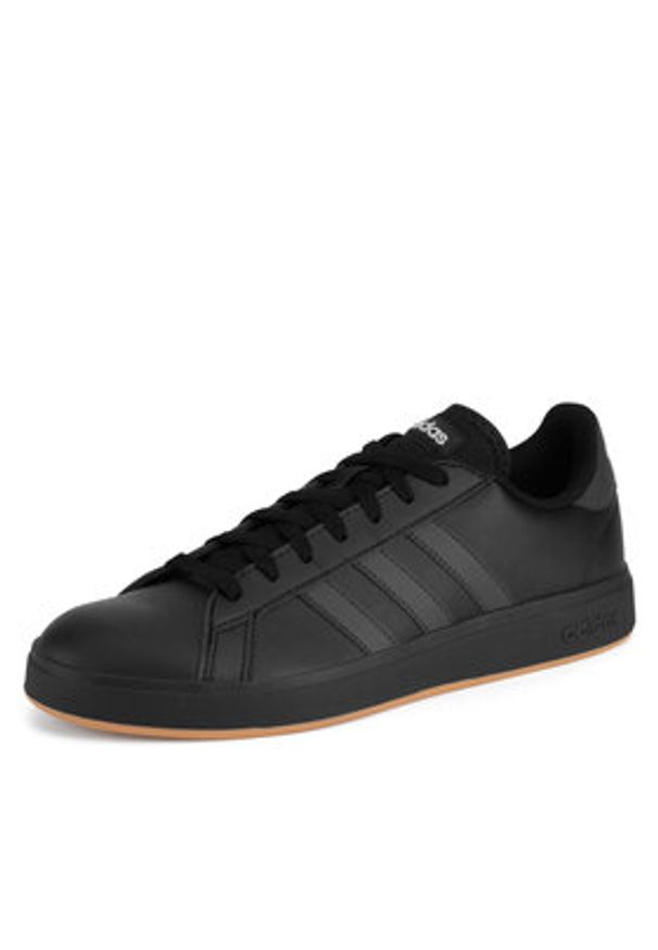 Adidas - adidas Sneakersy GRAND COURT BASE 2.0 JH9365 Czarny. Kolor: czarny. Materiał: syntetyk, materiał