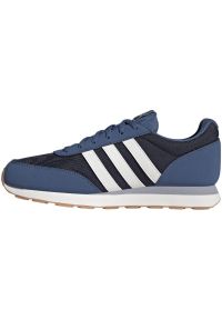 Adidas - Buty adidas Run 60s 3.0 Lifestyle Running M ID1860 niebieskie. Okazja: na co dzień. Zapięcie: sznurówki. Kolor: niebieski. Materiał: syntetyk, skóra. Szerokość cholewki: normalna. Sport: bieganie #3