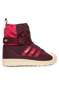 Adidas - Śniegowce adidas. Kolor: czerwony
