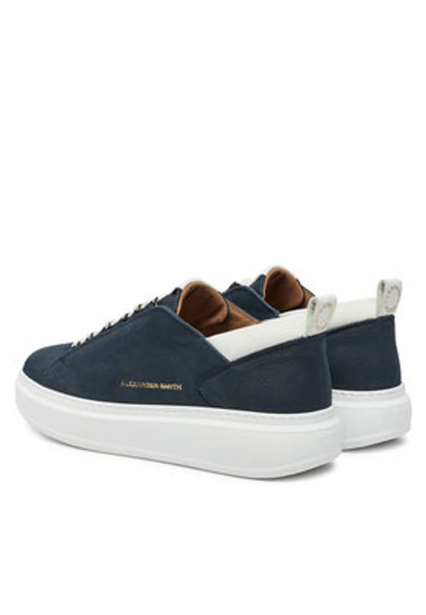 Alexander Smith Sneakersy Wembley ASBBWYM 2258 Granatowy. Kolor: niebieski. Materiał: skóra