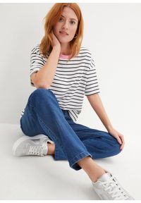 bonprix - Dżinsy o kroju straight, mid waist, (2 pary). Kolor: niebieski. Długość: długie #3