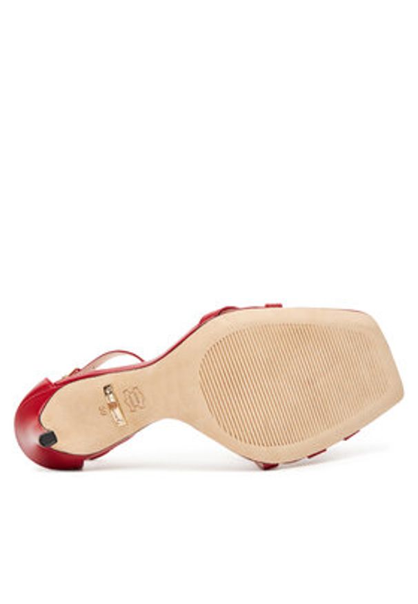 Marciano Guess Sandały 5YGZ34 7368A Czerwony. Kolor: czerwony. Materiał: skóra