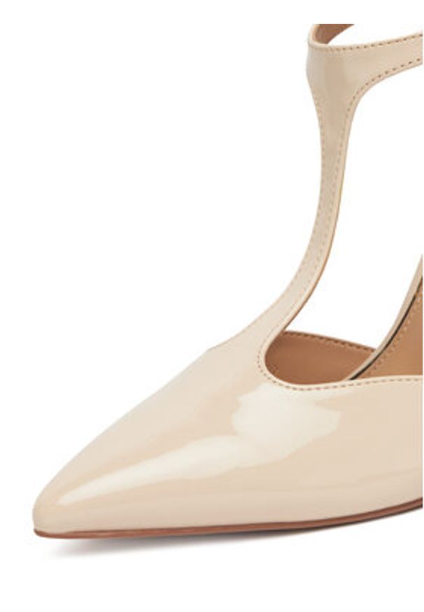 Nine West Szpilki WS21582-01 Beżowy. Kolor: beżowy. Materiał: materiał, syntetyk. Obcas: na szpilce