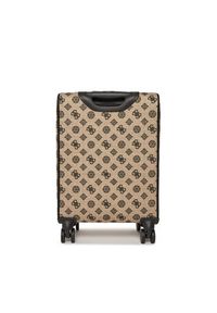 Guess Walizka kabinowa TWLP96 27983 Czarny. Kolor: czarny, beżowy. Materiał: poliester, materiał